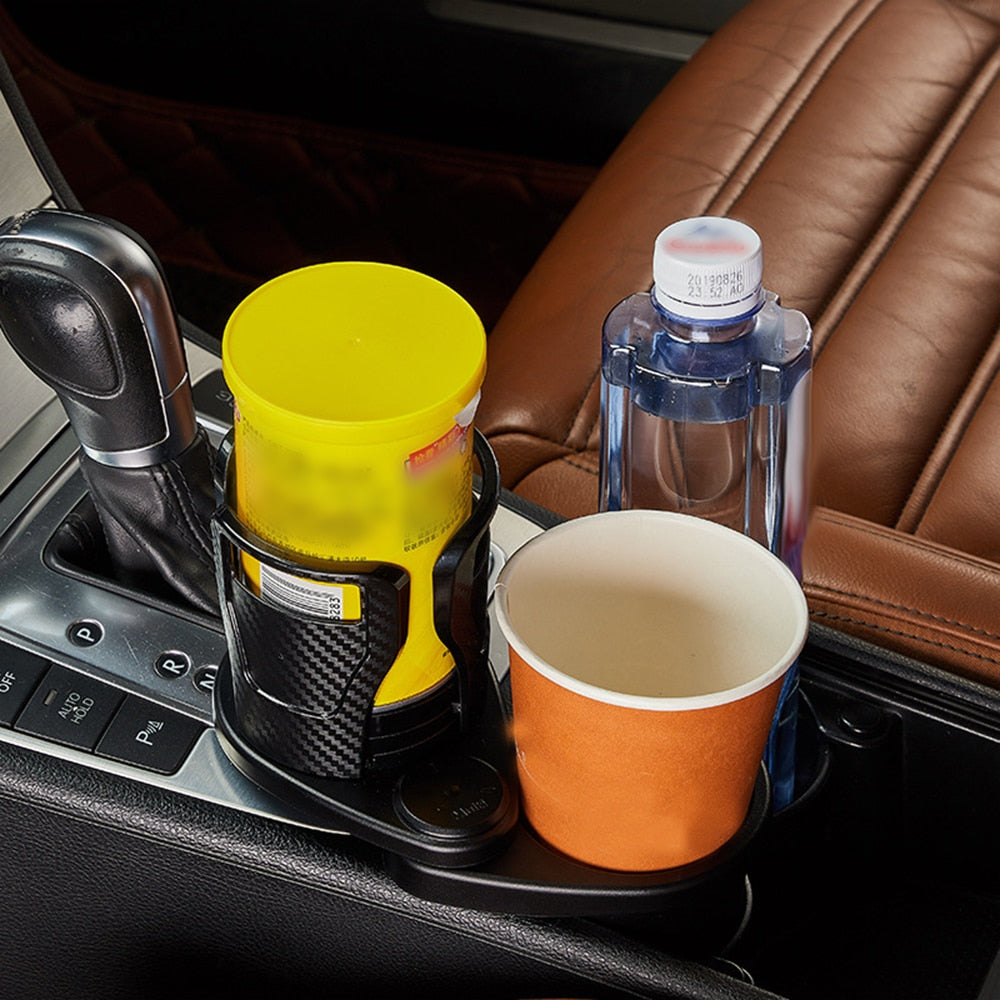 Car Adjustable Dual Cup/Drinking Bottle Holder