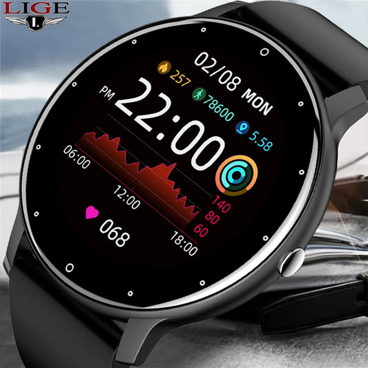 Unisex Full Touch Screen Sport / Fitness Smart Watch