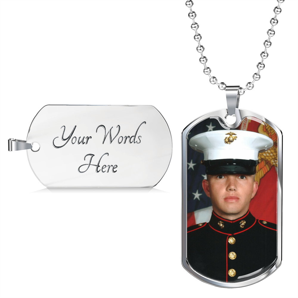 Personalized Dog Tag Chain Necklace