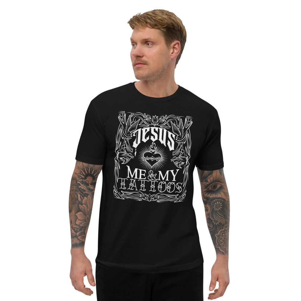 Jesus Loves Me & My Tattoos Short Sleeve T-shirt