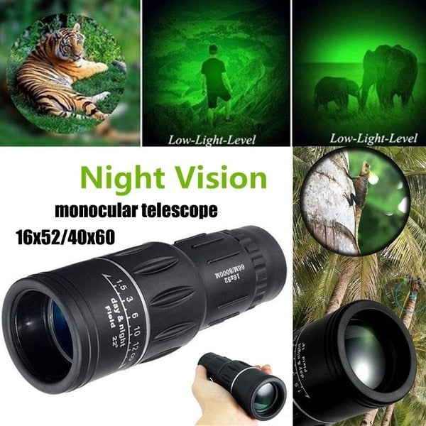 16X52 Monocular Night Vision Telescope